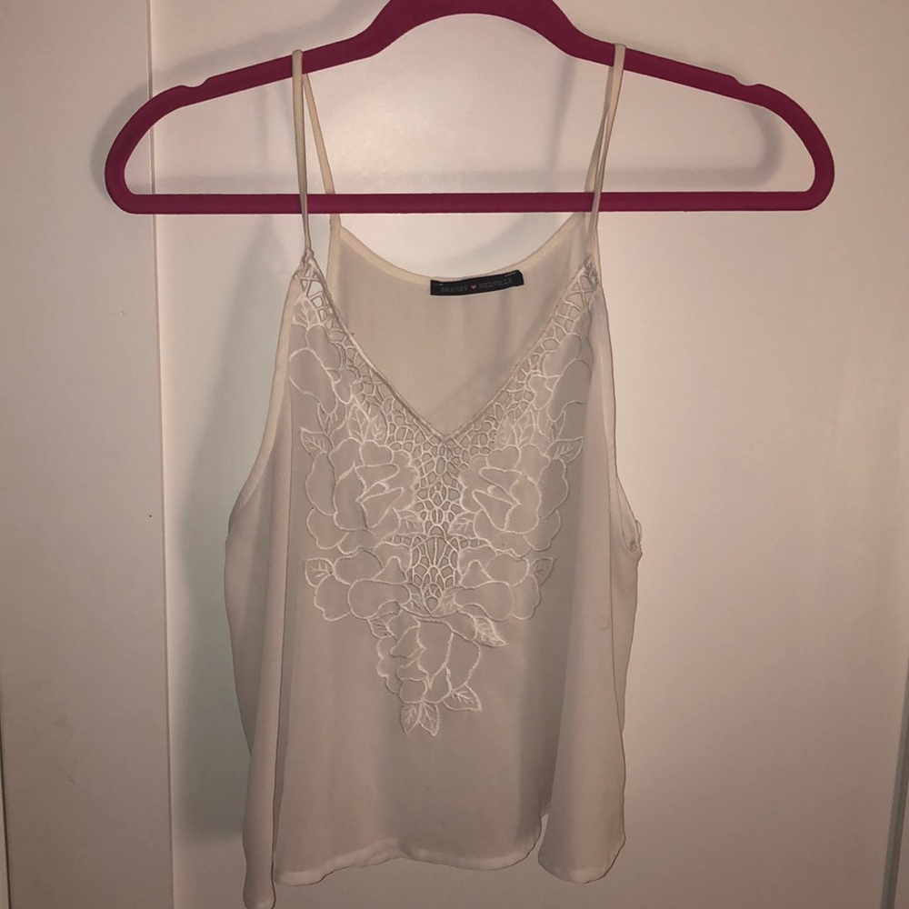 Lace crop top